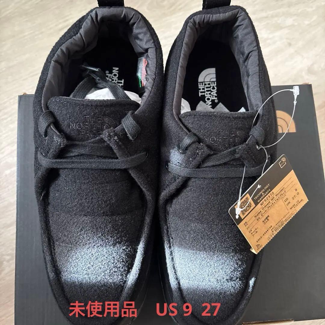 値下げ　THE NORTH FACE ヌプシ モカシン 27cm 黒 THE NORTH FACE（ザ ノースフェイス） ノースフェイス モカシン 防水
