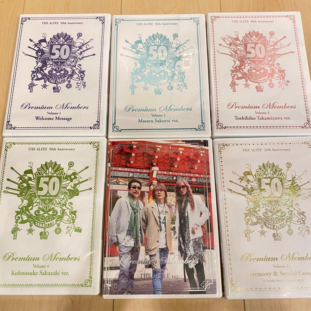 ち*い様 THE ALFEE 50周年記念 DVD 全6巻セット（新品・未開封） ち*い様 THE ALFEE 50周年記念 DVD 全6巻セット（新品・未開封）の通販