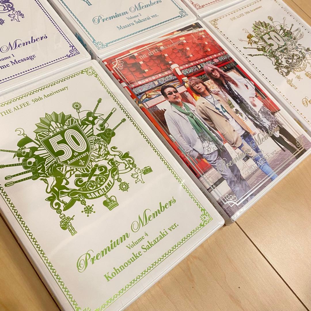 ち*い様 THE ALFEE 50周年記念 DVD 全6巻セット（新品・未開封）の通販