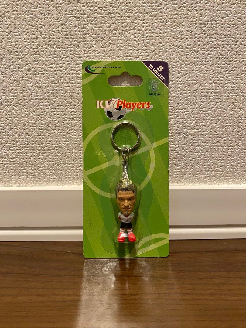 ⭐︎ ビンテージ品【未開封】キーホルダー イングランド代表 デビッドベッカム選手 ⭐︎ ビンテージ【未開封】キーホルダー イングランド代表 デビッド