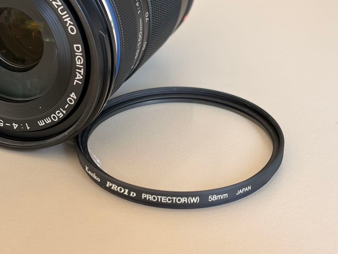 OLYMPUS ED 40-150mm F4.0-5.6 R フィルター付き