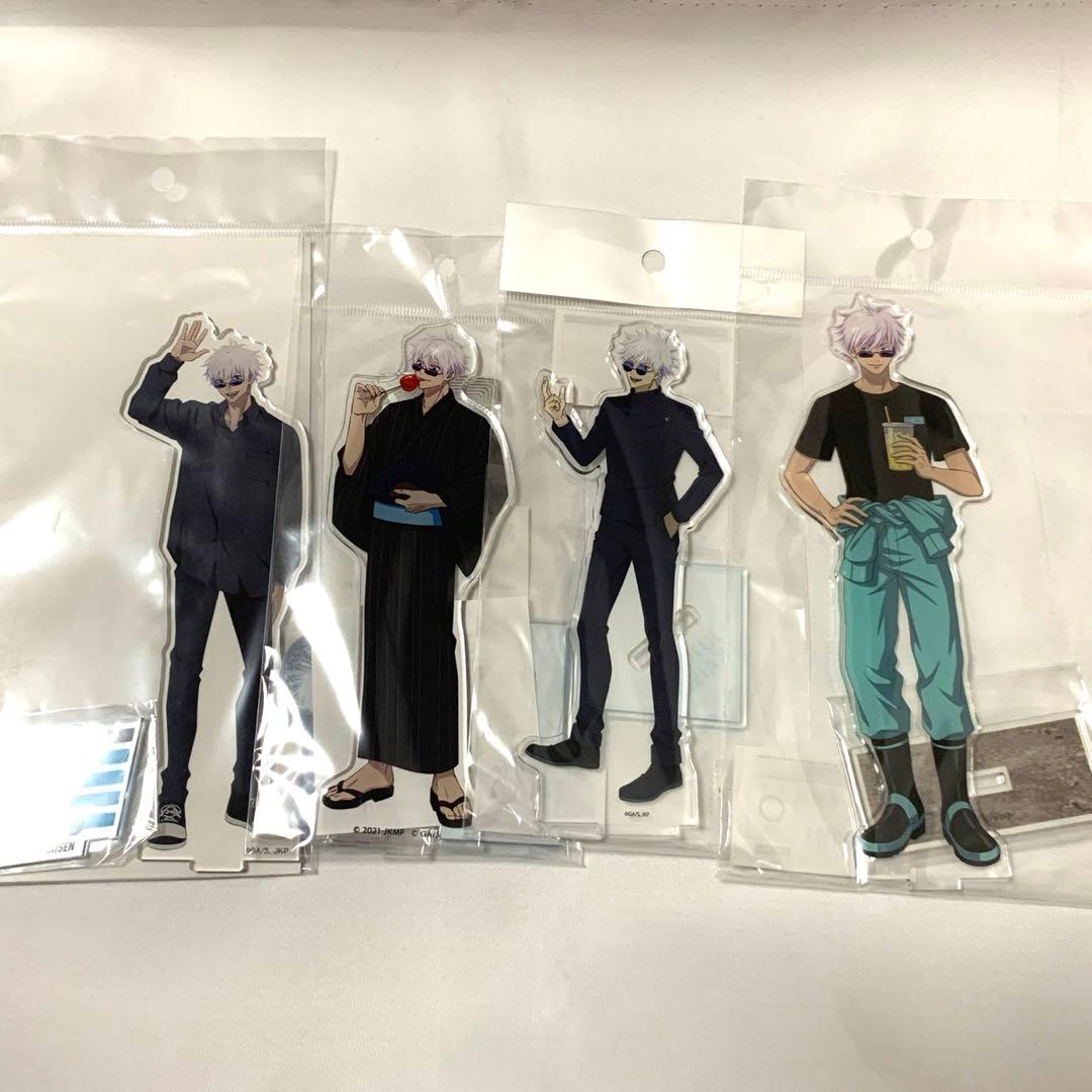 未開封】 呪術廻戦 五条悟 アクリルフィギュア アクリルスタンド 4点