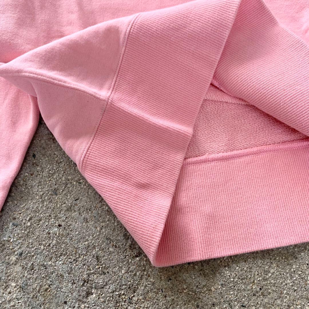 RHC RonHerman ロンハーマン クルースウェット ピンク 刺繍モデル