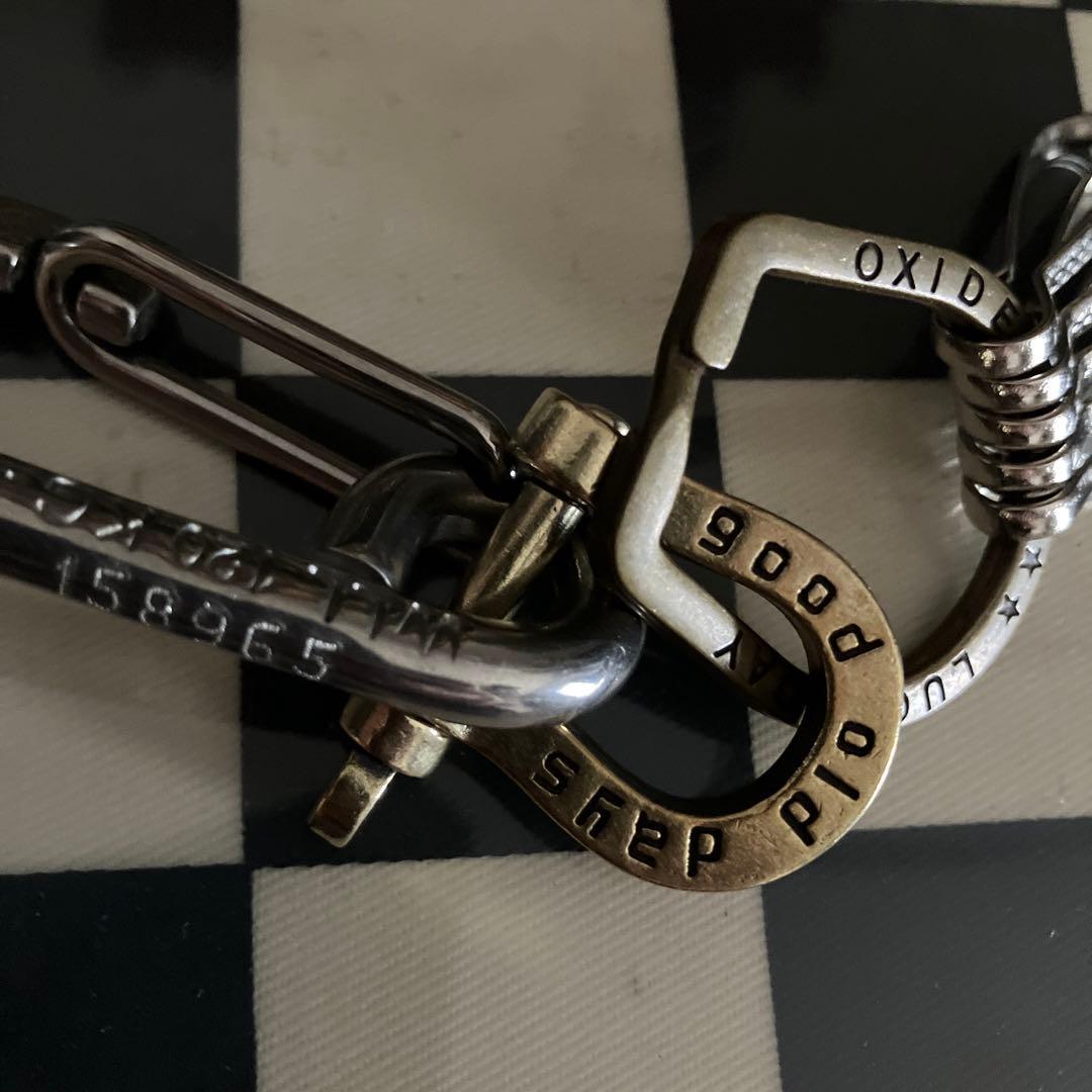 wichardカラビナ ホースシューシャックル&キーリング使用 キーホルダー！