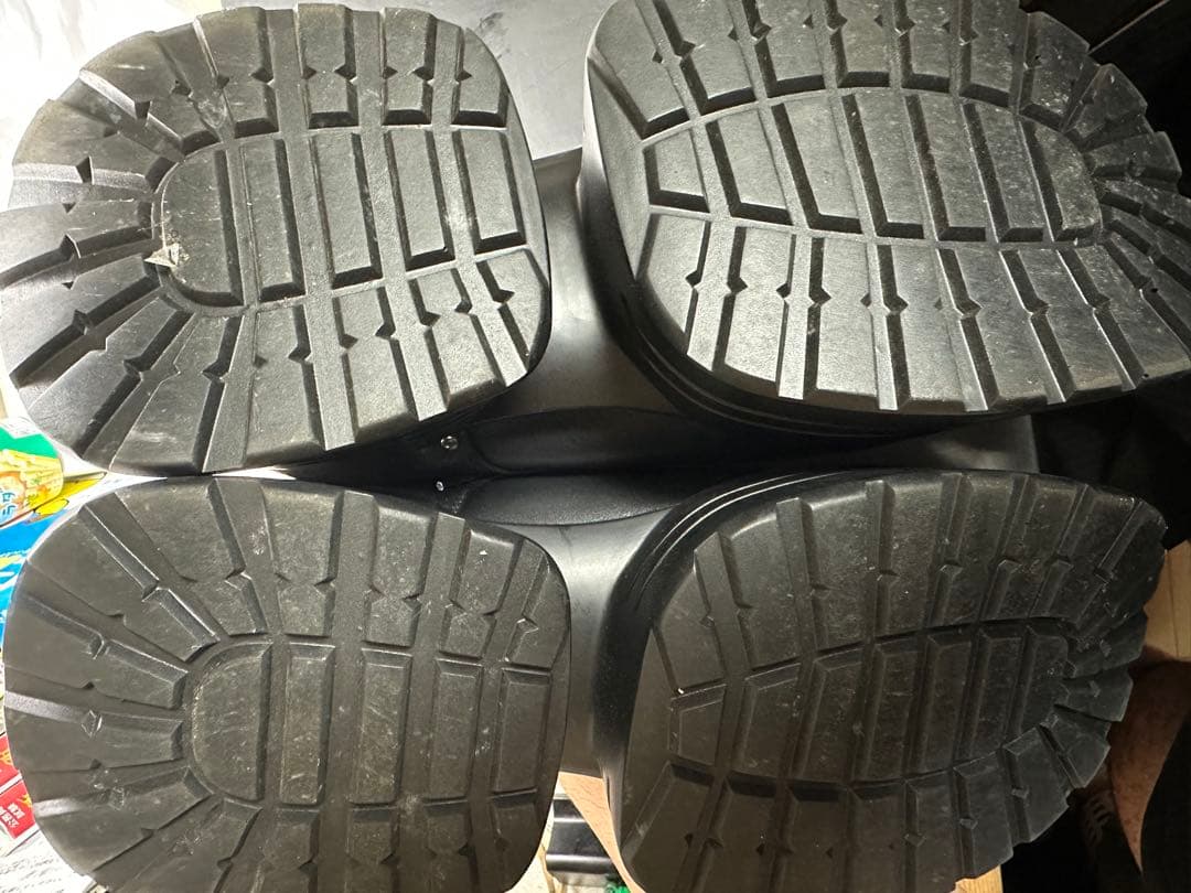 GRANCY メタルプレートレザーシューズ 42 箱付き 即日発送 ブラック