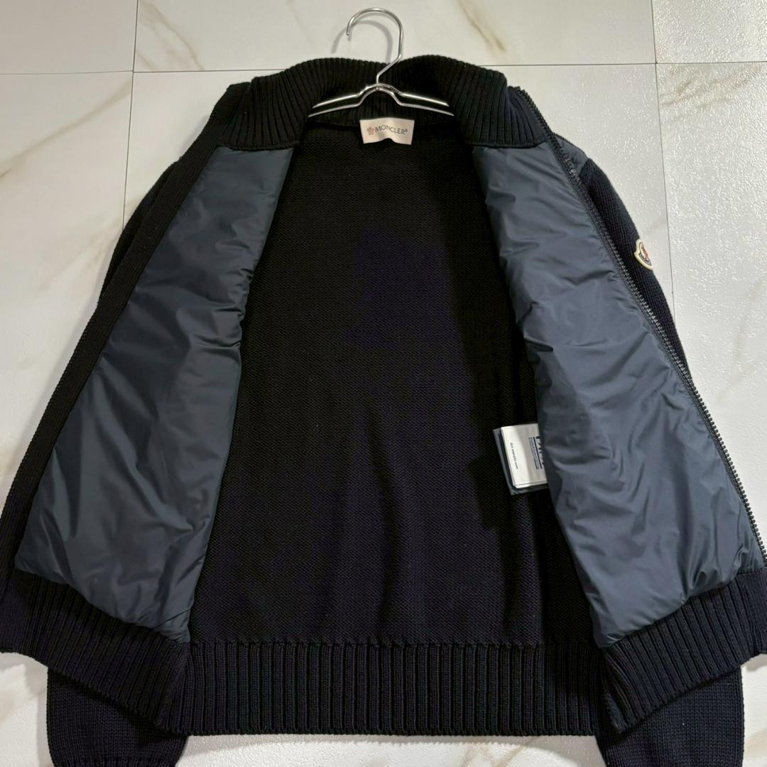 極美品】モンクレール 25年モデル ダウン カーディガン 切り替え