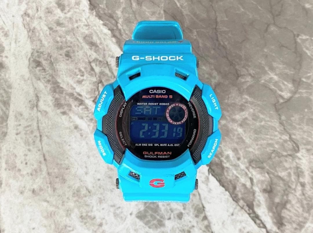 G-SHOCK GW-9100BL-2JF ガルフマン ブルー 限定 極美品 - メルカリ