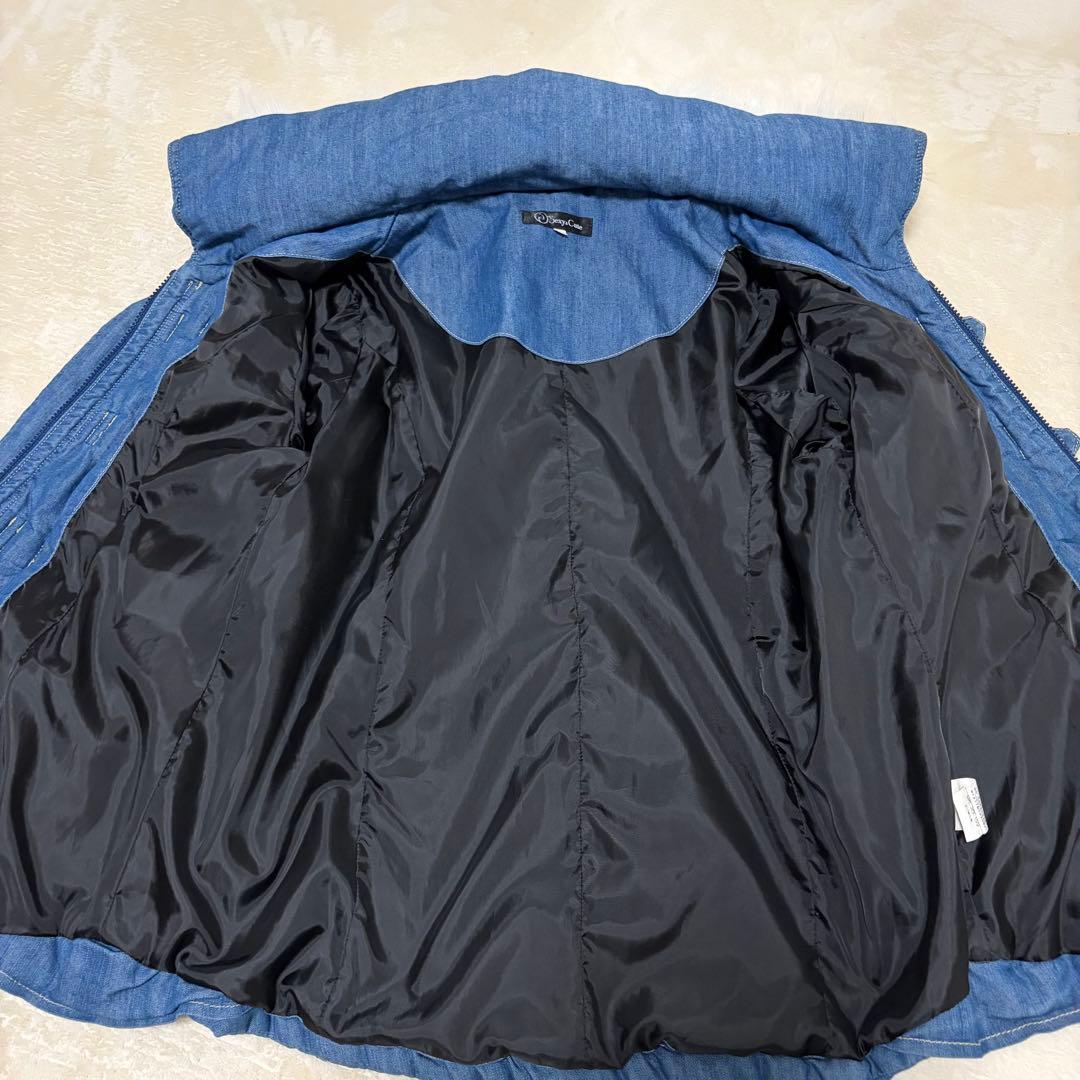 00s archive ファーデニムジャケット グランジ ギミック y2k - メルカリ