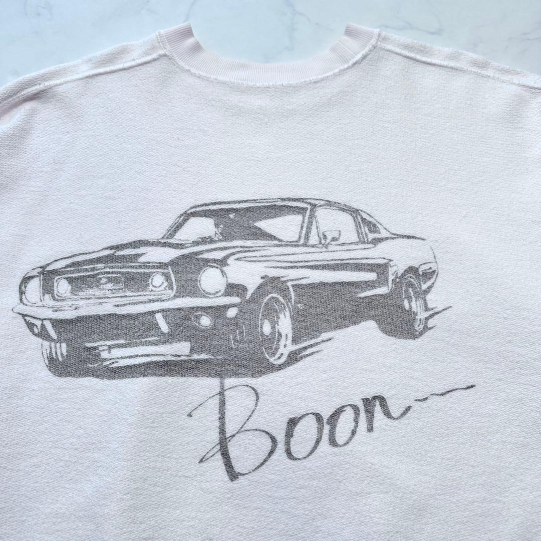 25SS✨スピックアンドスパン Higuchi*Sリバーシブルスウェット ピンク