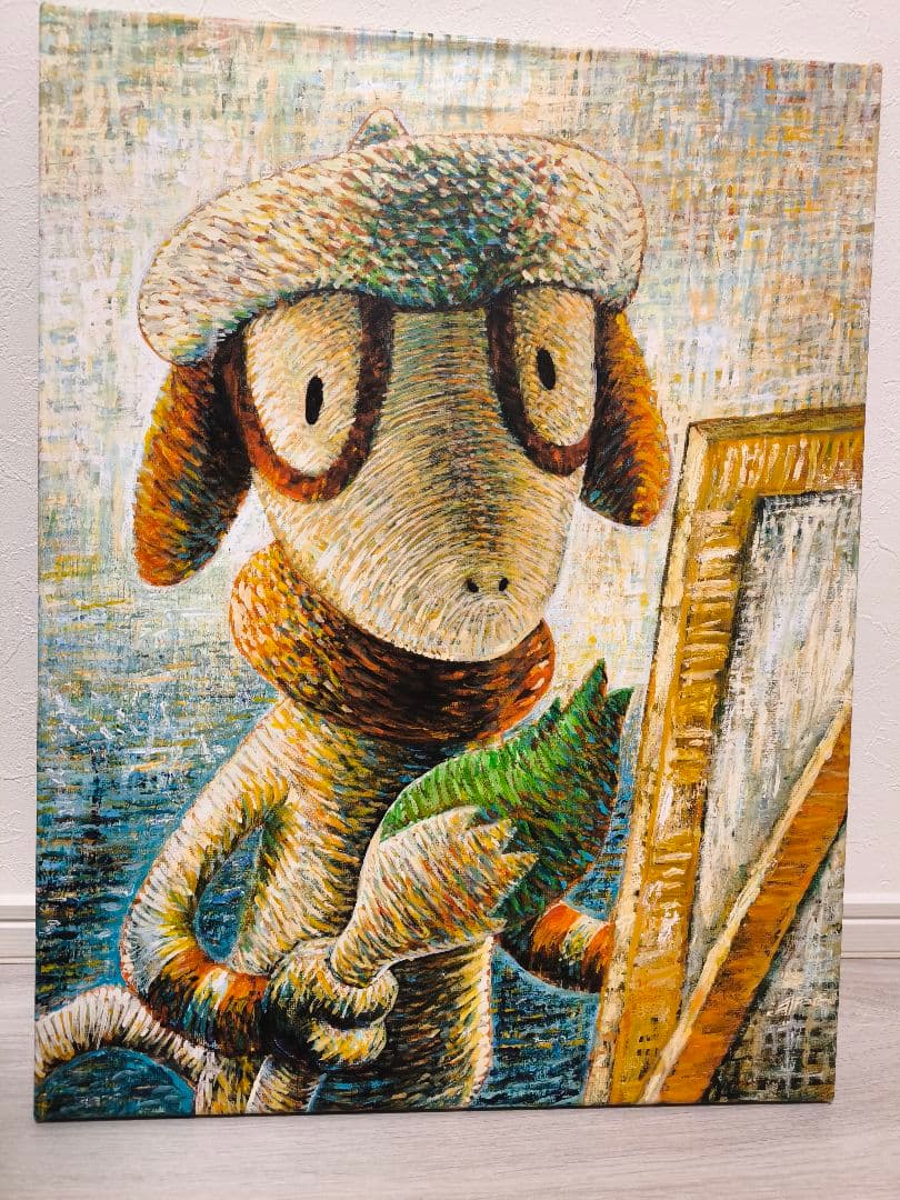 【65☓50cm】ゴッホドーブル キャンバスアート　ゴッホ美術館　Mサイズ ゴッホピカチュウ キャンバス Mサイズ - メルカリ