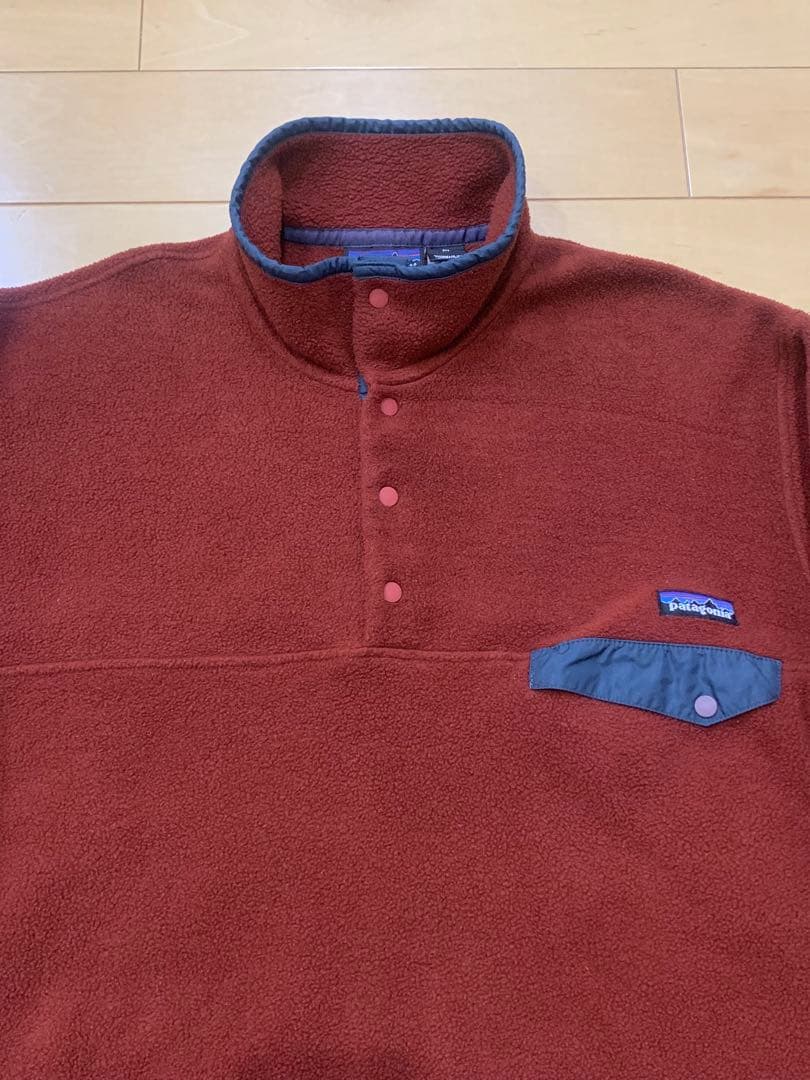 M】Patagonia 02年 シンチラ スナップT レンガ色 メキシコ製
