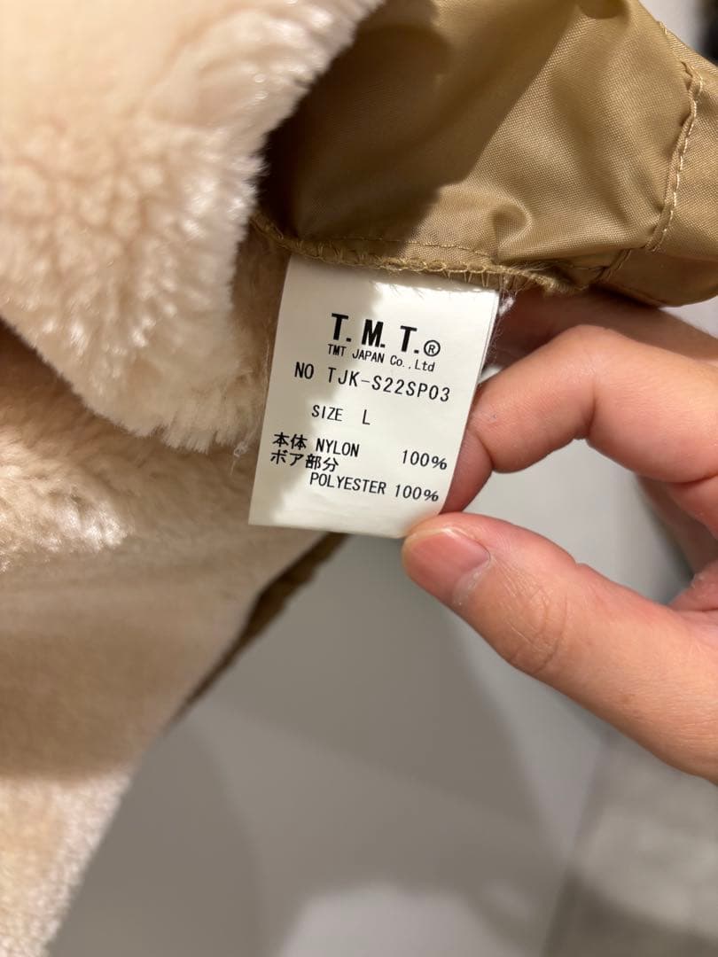 美品】T.M.T ベージュ コーチジャケット BIG 3(Lサイズ) - メルカリ