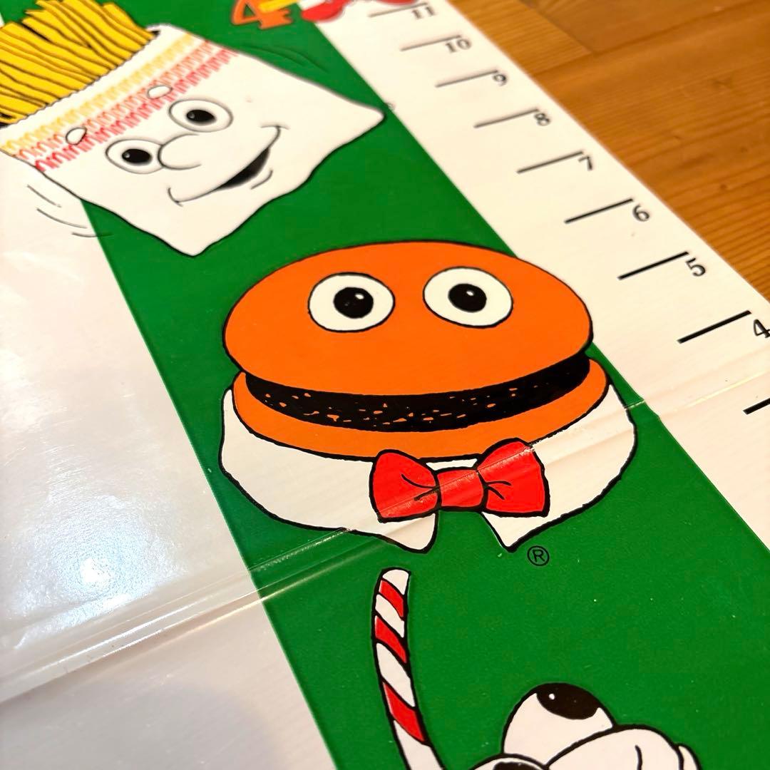 レア！ マクドナルド キャラクター 身長計 ポスター グリマス ハッピー