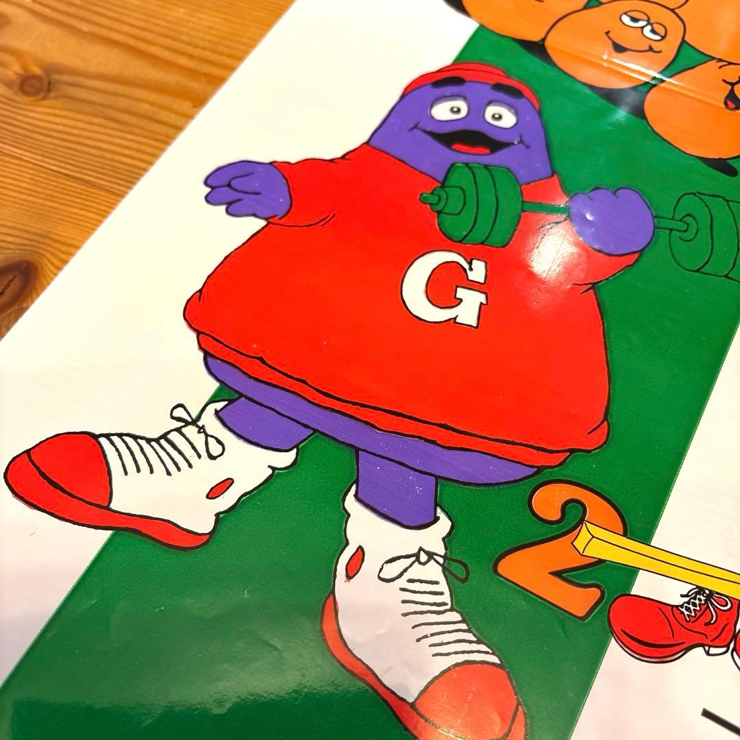 レア！ マクドナルド キャラクター 身長計 ポスター グリマス ハッピー