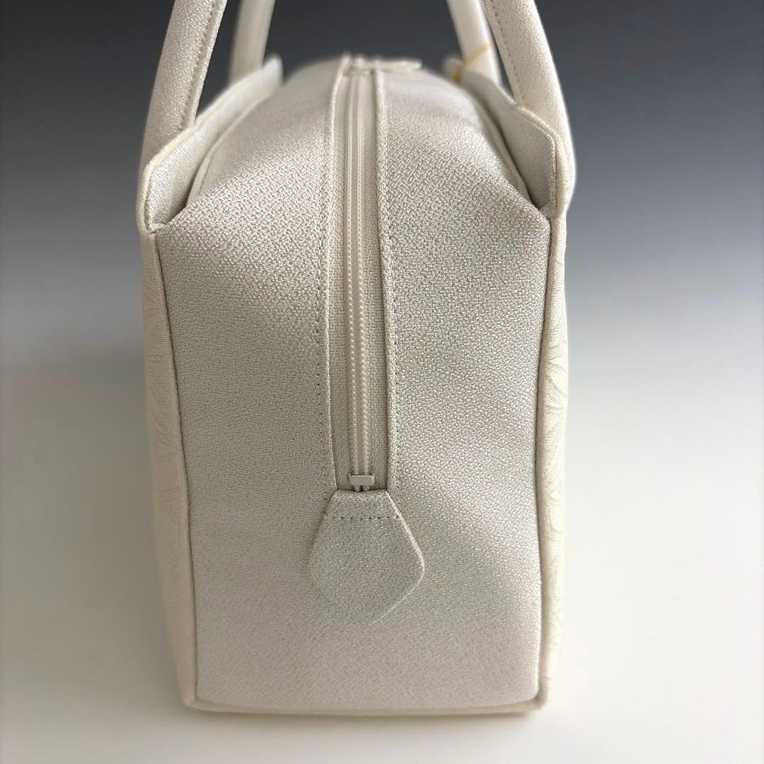 新品未使用 ！！刺繍入り！！京都 西陣 正絹 帯使用 利休バッグ 26204