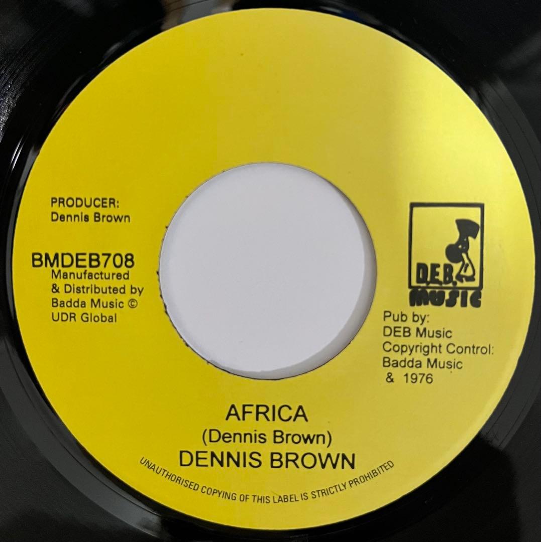 DENNIS BROWN / AFRICA レゲエ レコード - メルカリ