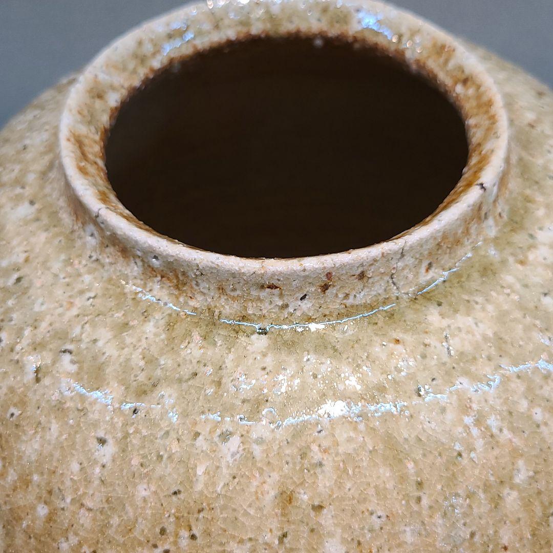 信楽焼 神崎継春作 壷 高さ9寸（約27cm） 共箱なし 本物