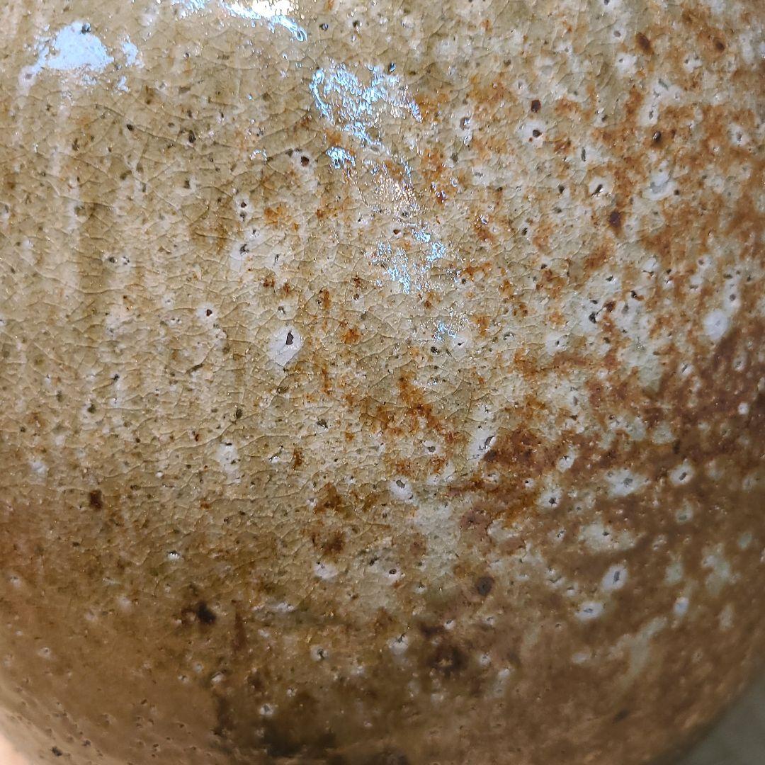 信楽焼 神崎継春作 壷 高さ9寸（約27cm） 共箱なし 本物