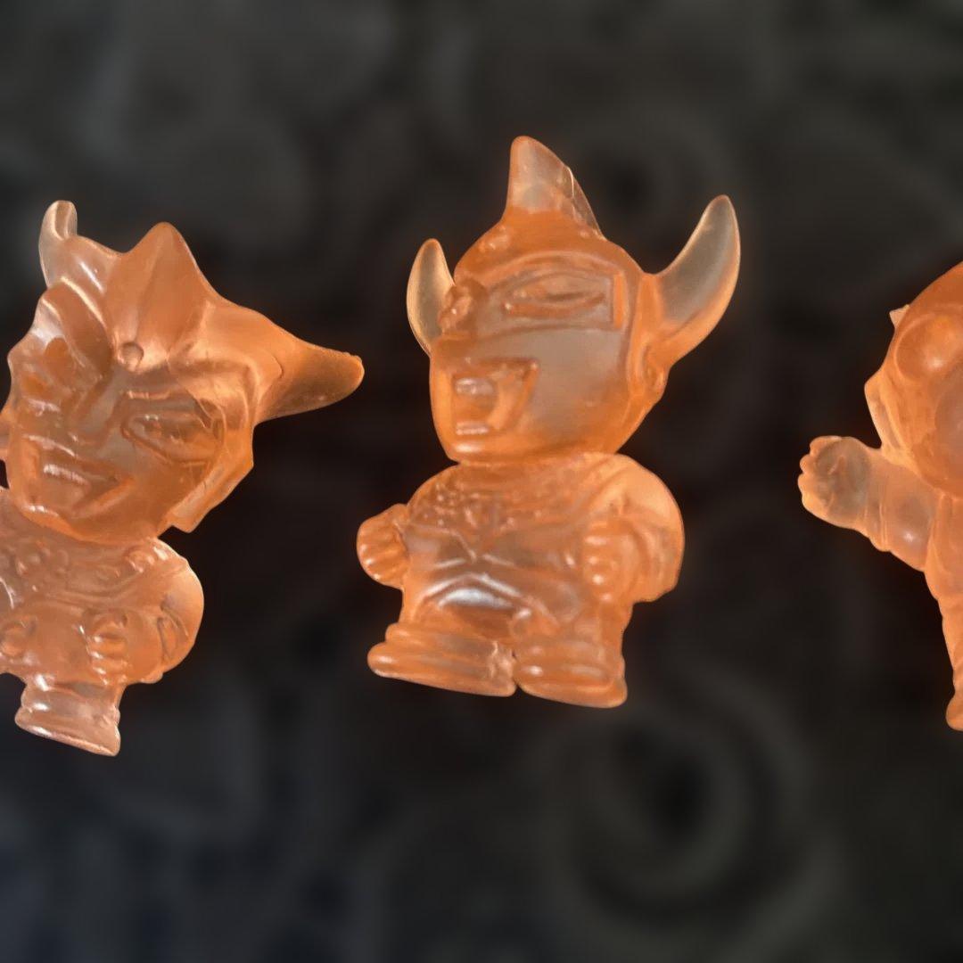 当時モノ SDウルトラマン倶楽部 消しゴムウルトラマン＆セブンクリア