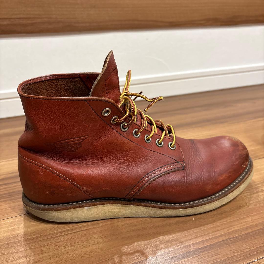 レッドウイング 8166 uk 7 1/2、26.5cm ブラウン。