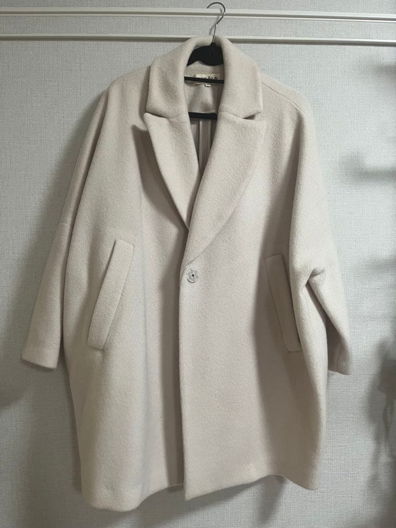 ENFOLDエンフォルド ショートビーバーボックスコクーンコート - メルカリ