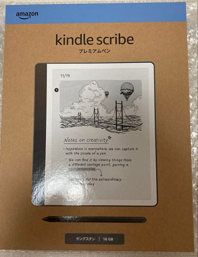 新品未開封Amazon Kindle Scribe 16GB プレミアムペン付き B09BRLNXJP Kindle Scribe (16GB) プレミアムペン付き [10.2インチ
