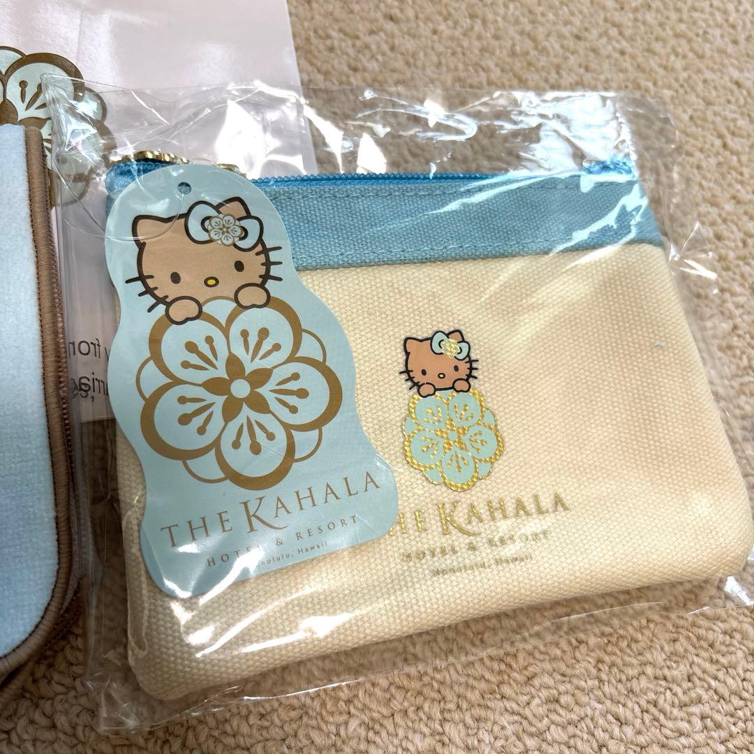 ハワイ カハラホテル限定 日焼けキティ ハンドタオルとポーチのセット