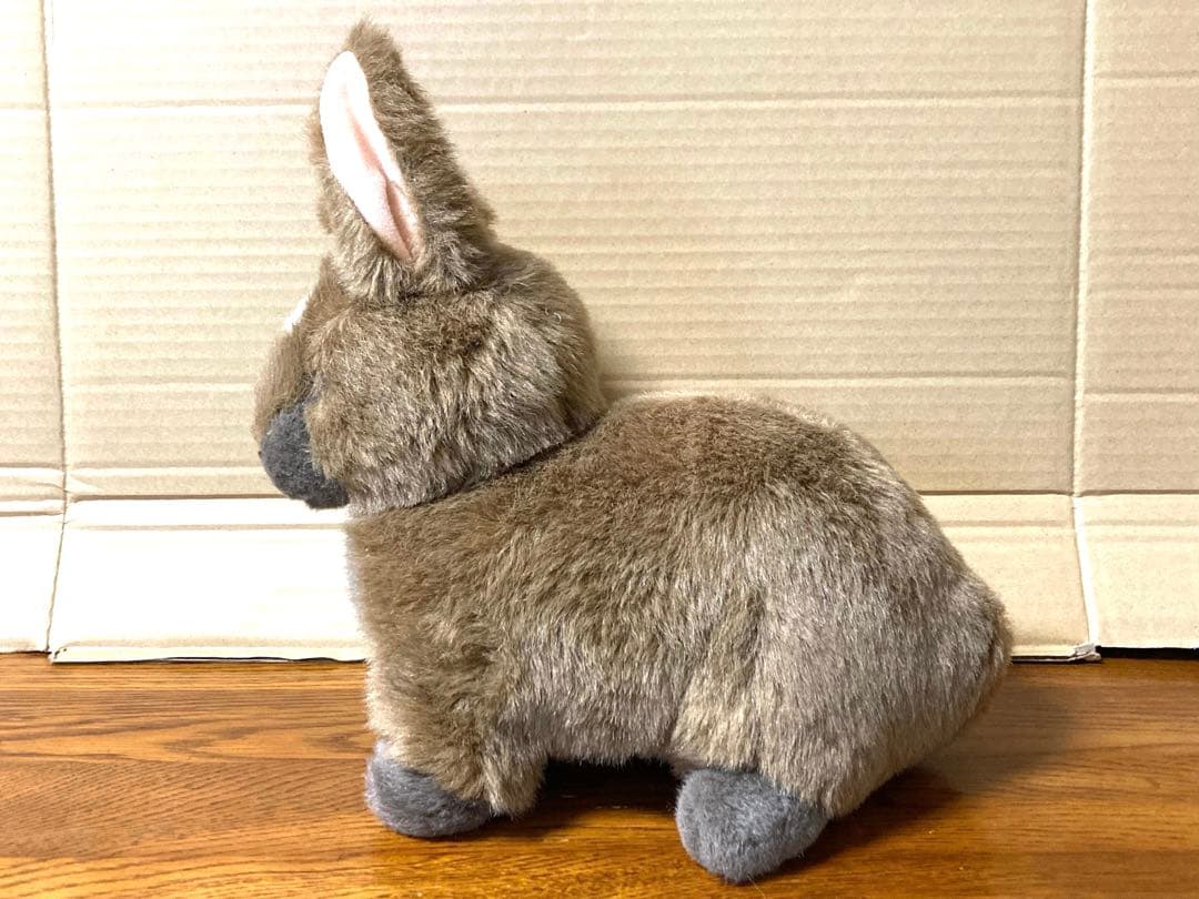 希少 80年代 ビンテージ 兎 ウサギ ぬいぐるみ 23cm レトロ 当時物