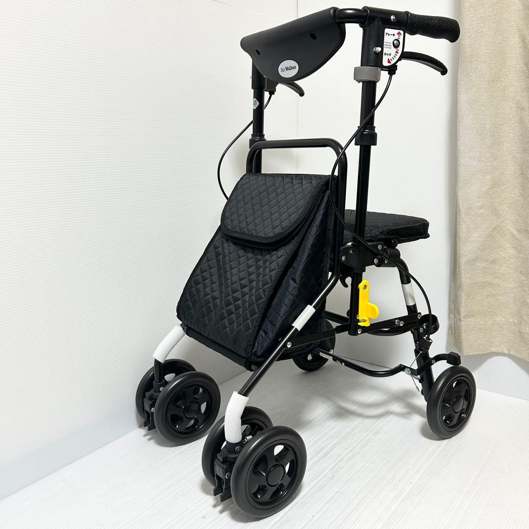 極美品 島製作所 シルバーカー エアーウォーカー Air Walker - メルカリ