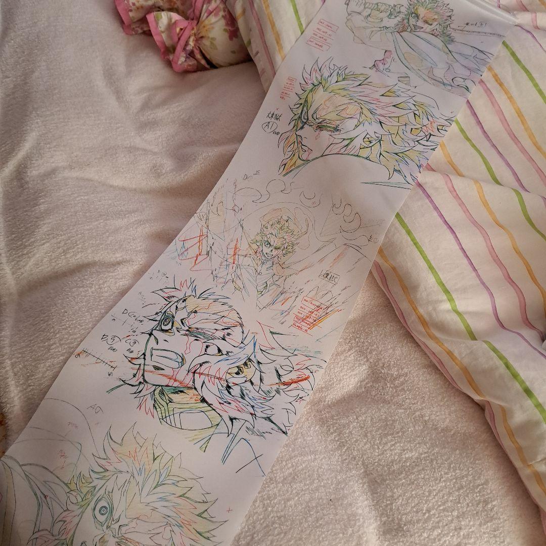 鬼滅の刃 無限列車編 原画タペストリー10 SMASH 煉獄杏寿郎 - メルカリ