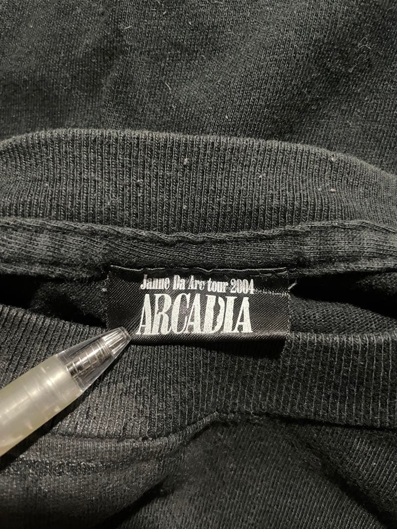 レア Janne Da Arc 2004 TOUR Tシャツ 黒 ARCADIA - メルカリ
