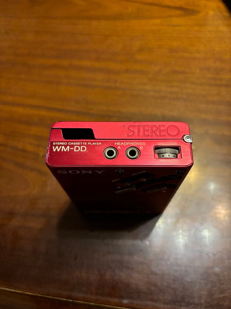 レア】SONY WALKMAN WM-DD ウォークマン レッド - メルカリ