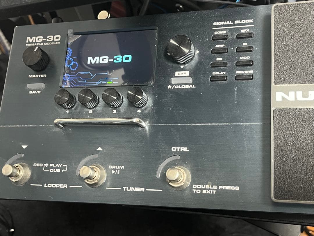 【メルカリ最安値】NUX MG-30 マルチエフェクター ギター おすすめマルチエフェクター】 NUX MG-30 マルチエフェクター - メルカリ