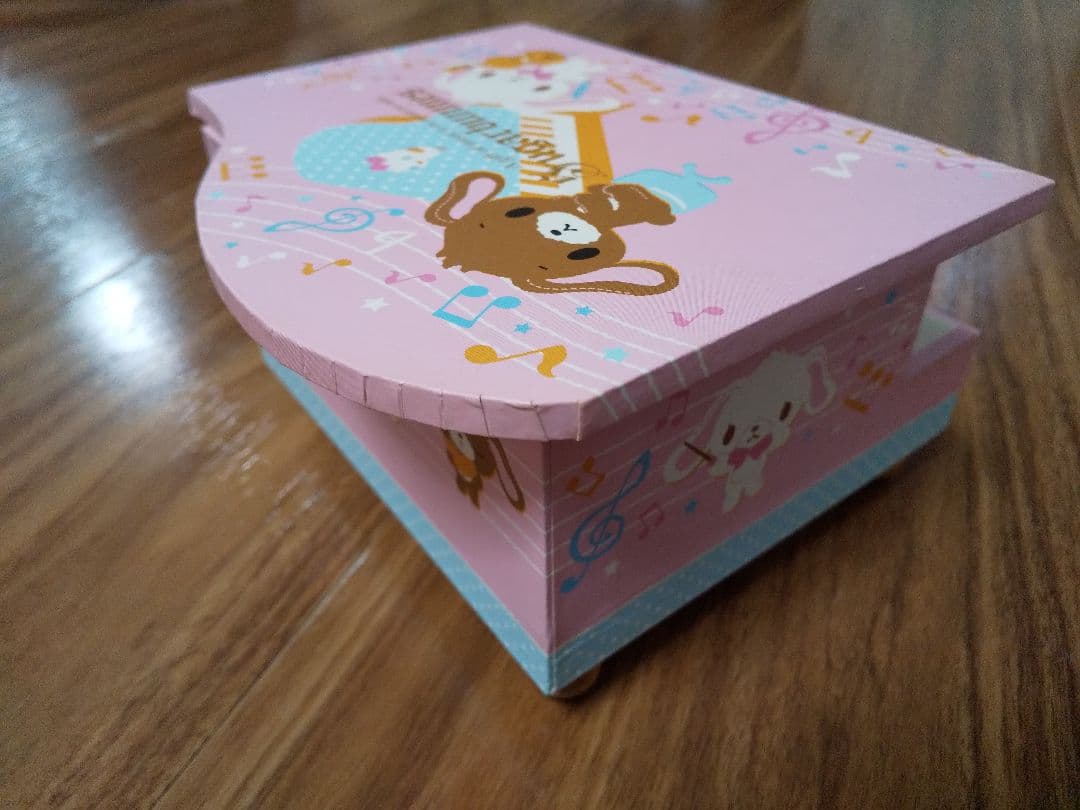 サンリオ シュガーバニーズ しろうさ くろうさ オルゴール ピアノ型