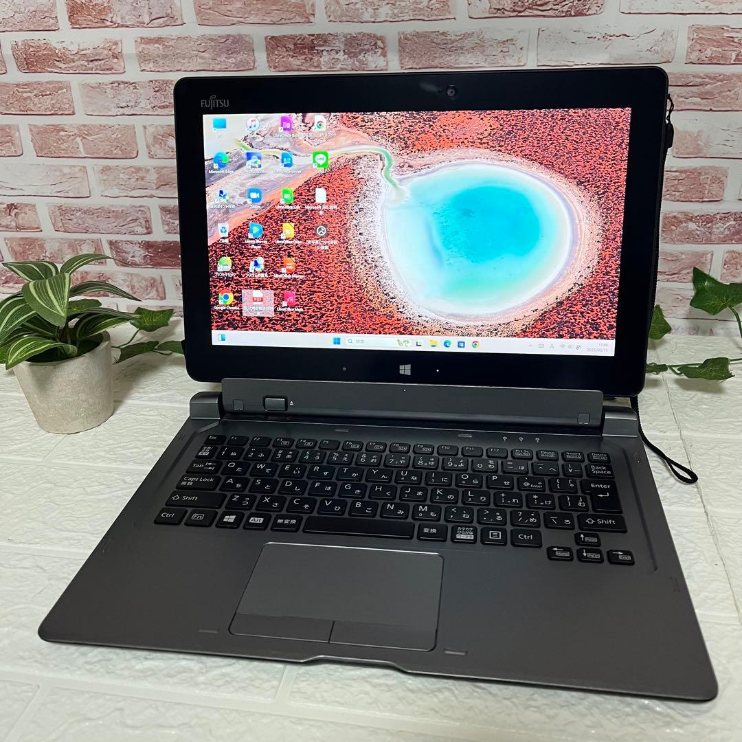 ★タッチパネル美品SSD128GB★Q665/M カメラ ノートPC340 ZX10｜Getac