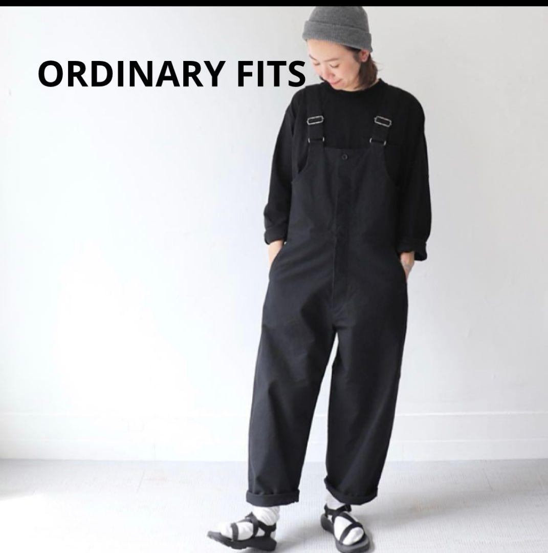 ORDINARY FITS オーディナリーフィッツ☆デューク オーバーオール 黒
