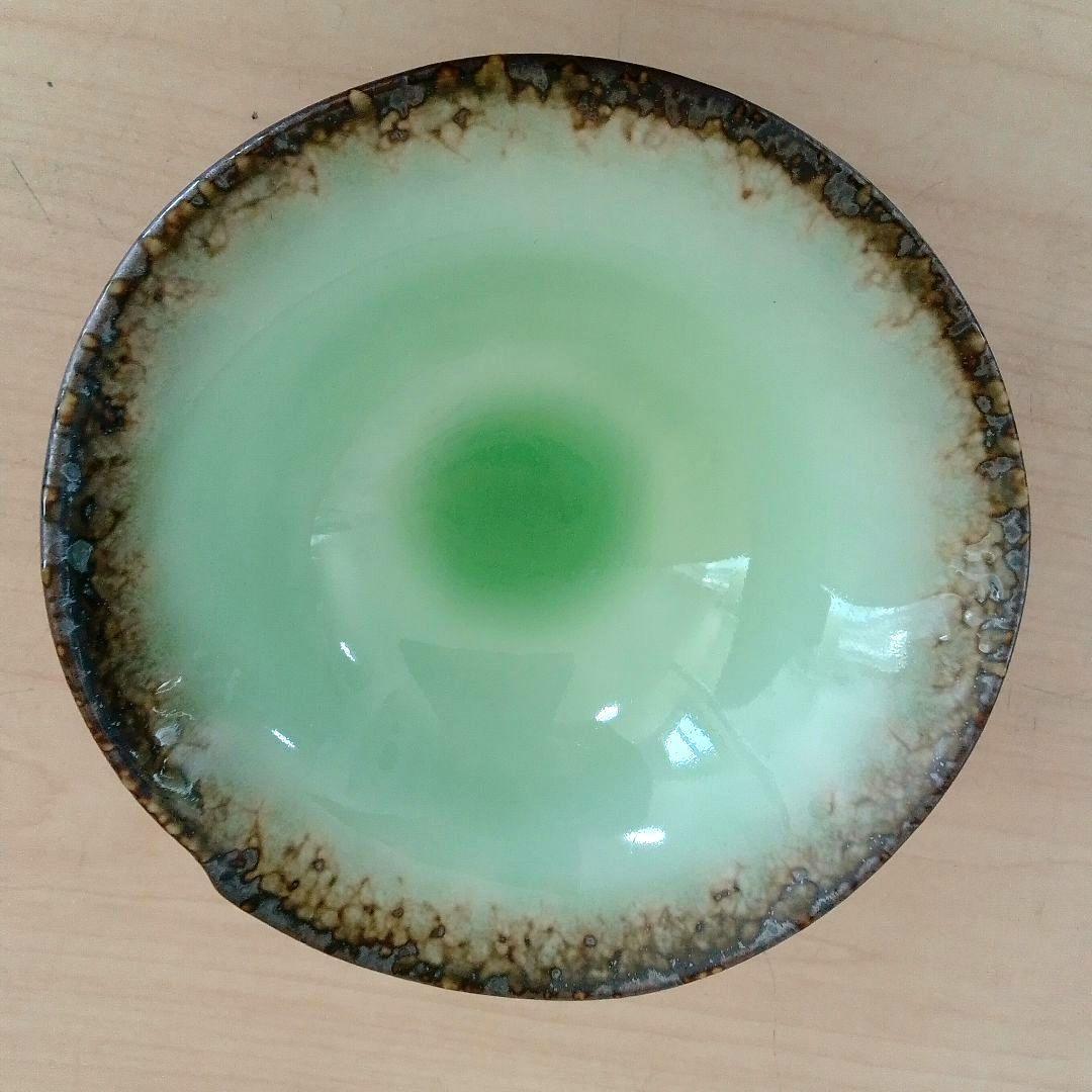 最終価格（TYOd499）緑色グラデーション陶器ボウル3個セット - メルカリ