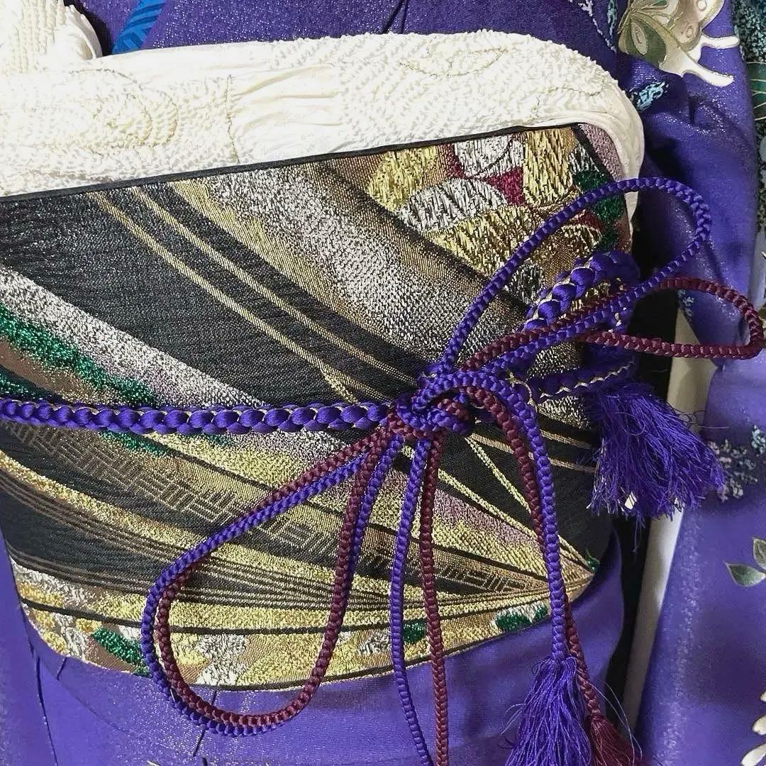 振袖フルセット 高身長 金通し 手描き友禅 成人式振袖 振袖 裄丈71