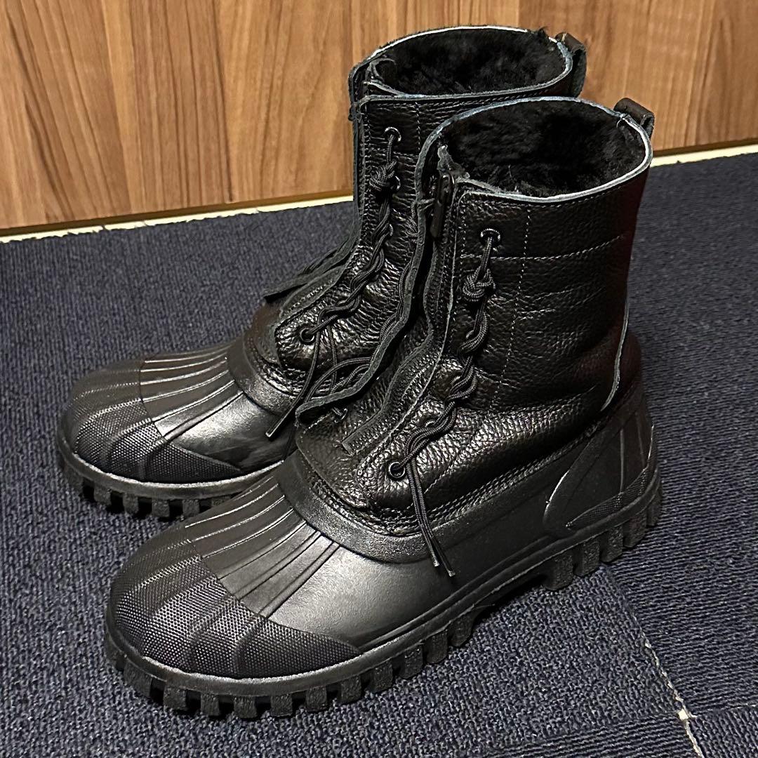 nonnative WORKER ZIP DUCK BOOTS 42 黒 NONNATIVE - ノンネイティブ / WORKER ZIP DUCK BOOTS COW LEATHER