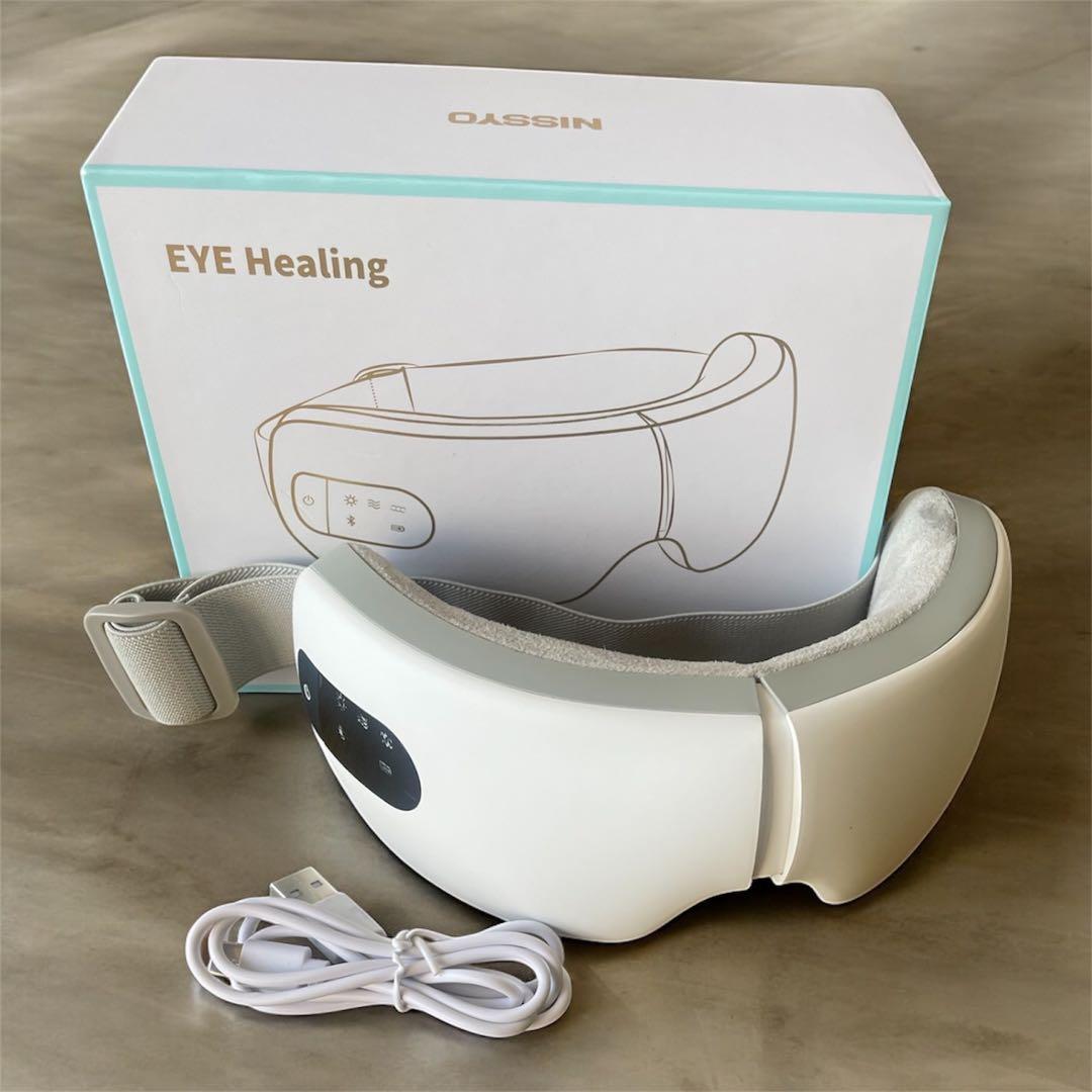 NISSYO アイヒーリング 振動グラフェン 発熱エアー加圧 目元エステ AI