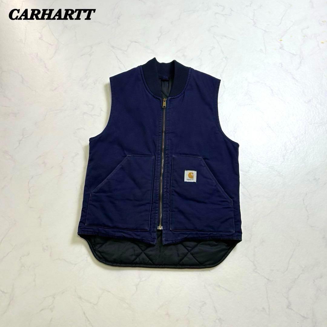 希少】80s 星タグ USA製 カーハート ダックベスト 紺VQ182 M - メルカリ