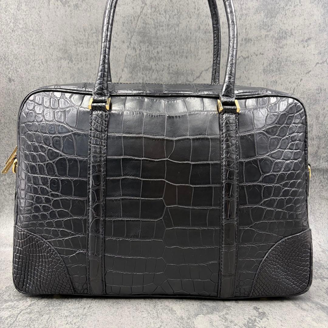 JRA 2way ファルチ クロコダイル ビジネスバッグ 斜め掛け A4 メンズ