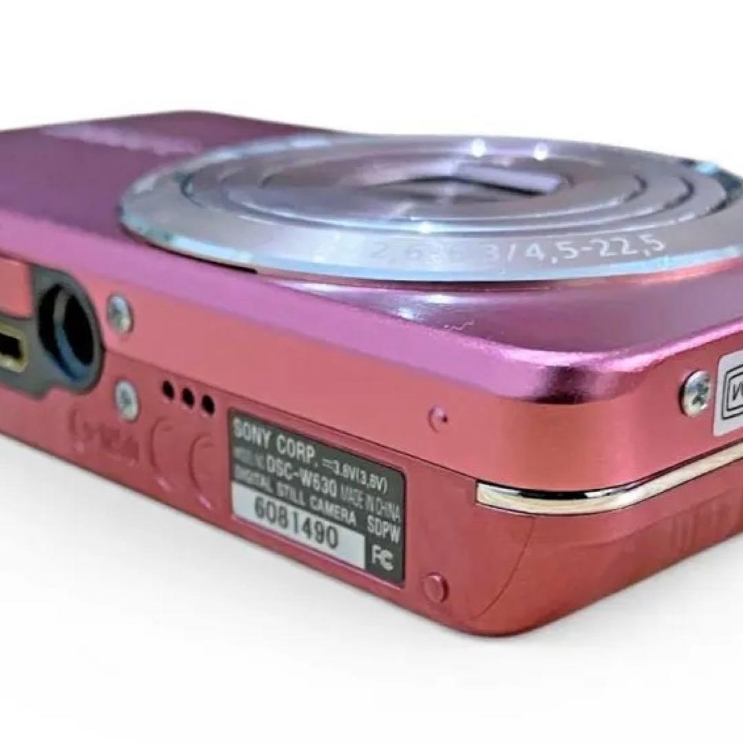 SONY Cyber-shot 16.1MP コンパクトデジタルカメラ　ピンク