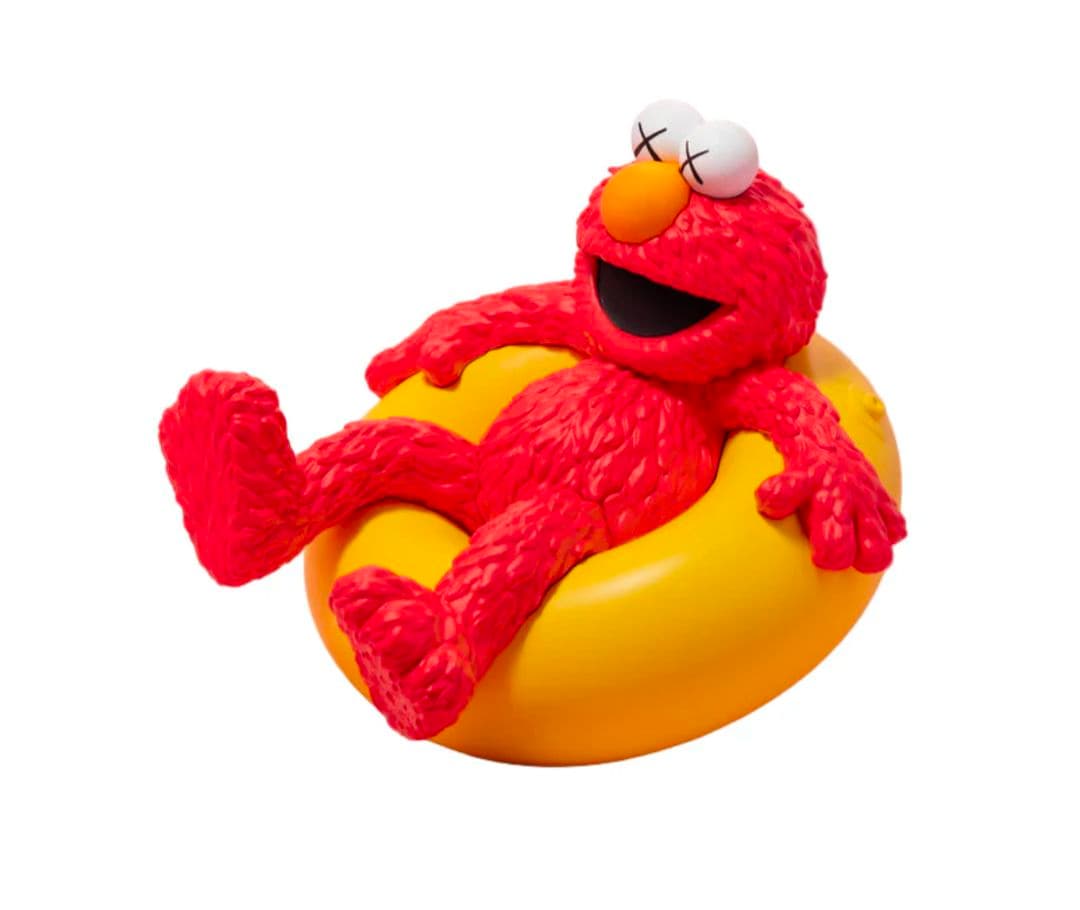 KAWS セサミストリート　エルモ　ウォーターパレード　ソフビ The vinyl miniature of the KAWS & Sesame Street release in 2025 by