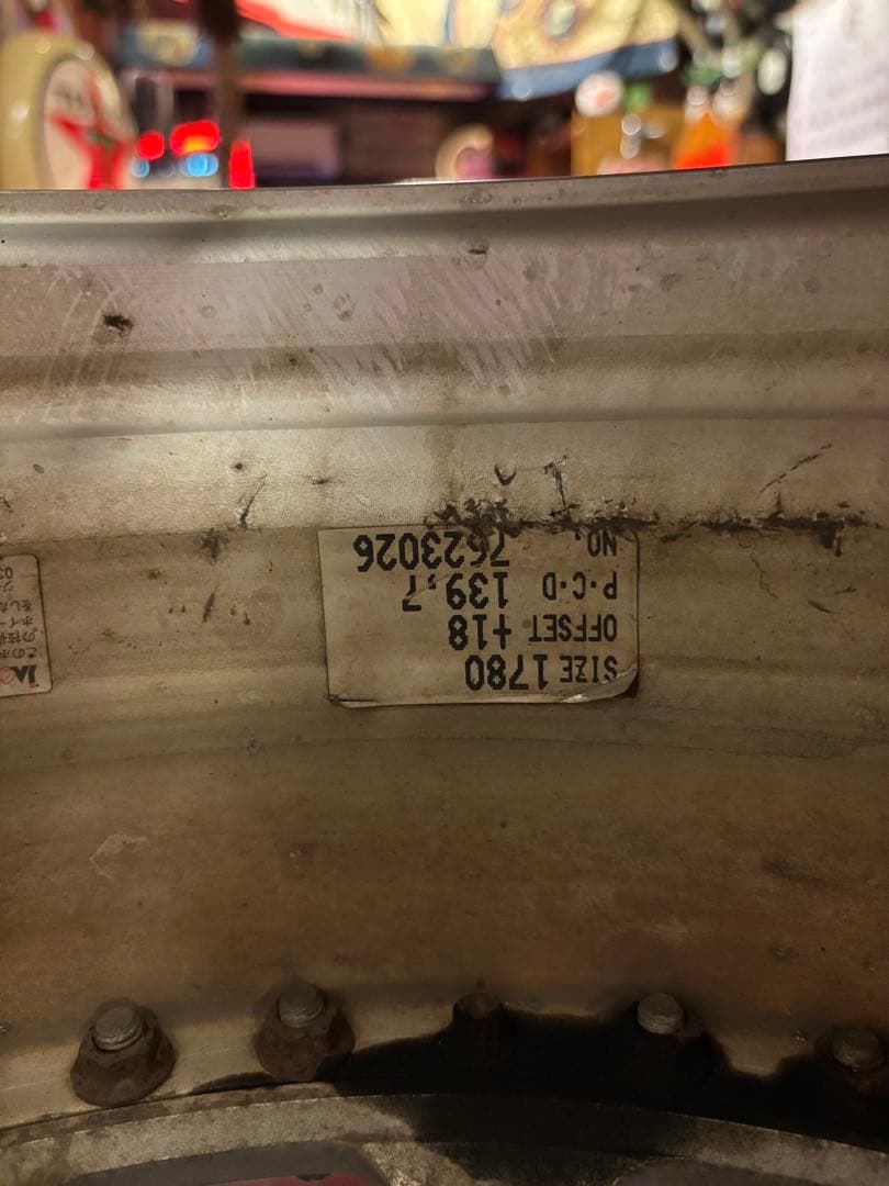 ◇送料込み◇ ロデオドライブ　17inch×8.0J 中古ホイール４本