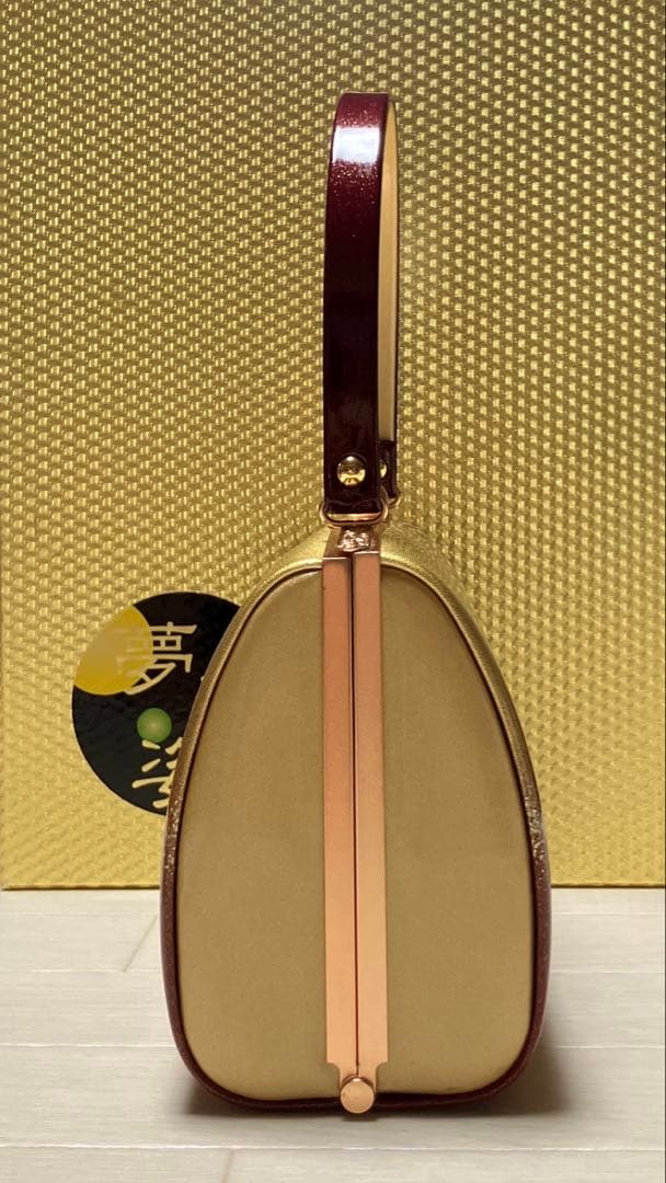 《未使用・箱付き》京都きもの友禅　夢想姿　草履バッグセット　金彩　螺鈿