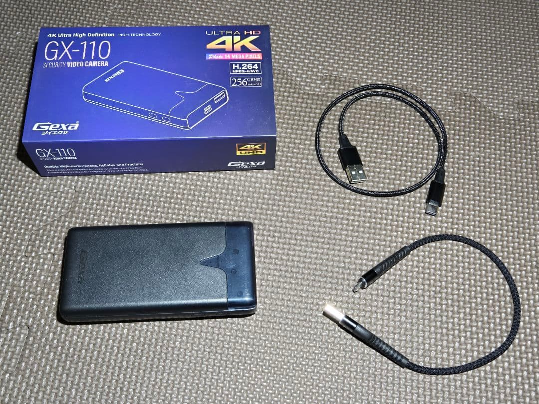 GX-110 4K防犯カメラ Amazon.co.jp: Gexa（ジイエクサ） 4K 小型カメラ 充電器型 モバイル