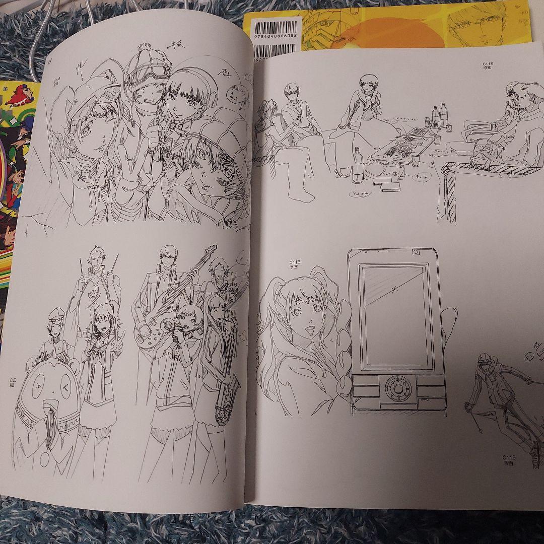 TVアニメ「ペルソナ4 ザ・ゴールデン」公式イラスト&原画集 - メルカリ