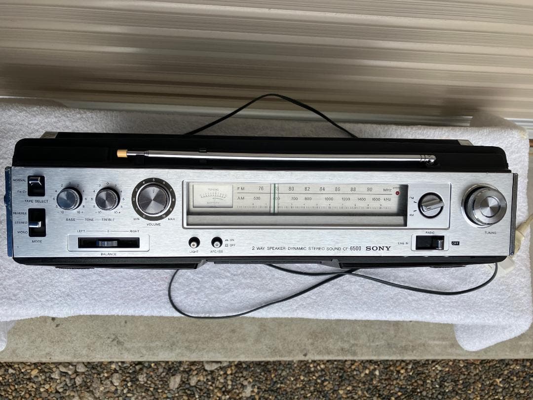 ソニー FM/AMステレオラジカセ CF-6500Ⅱ ZILBA'P