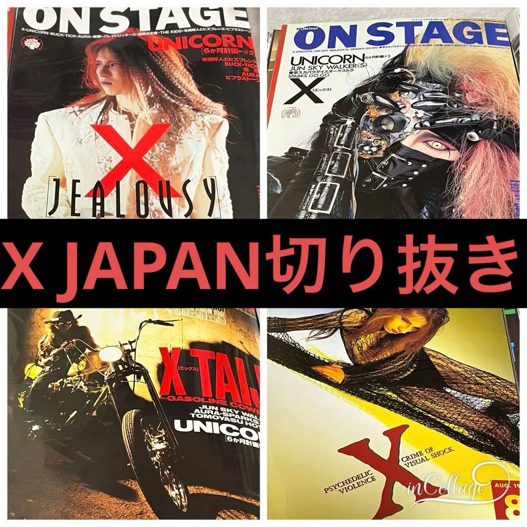 2】X JAPAN 切り抜きファイル HIDE TAIJI PATA